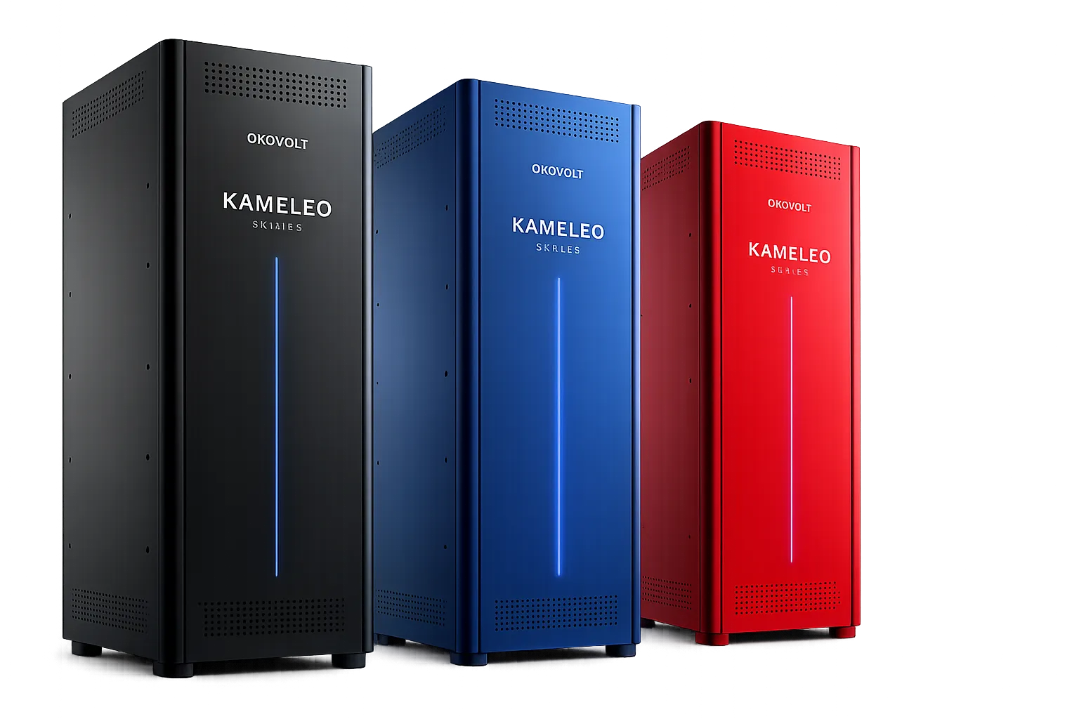 Climate series towers in three colours